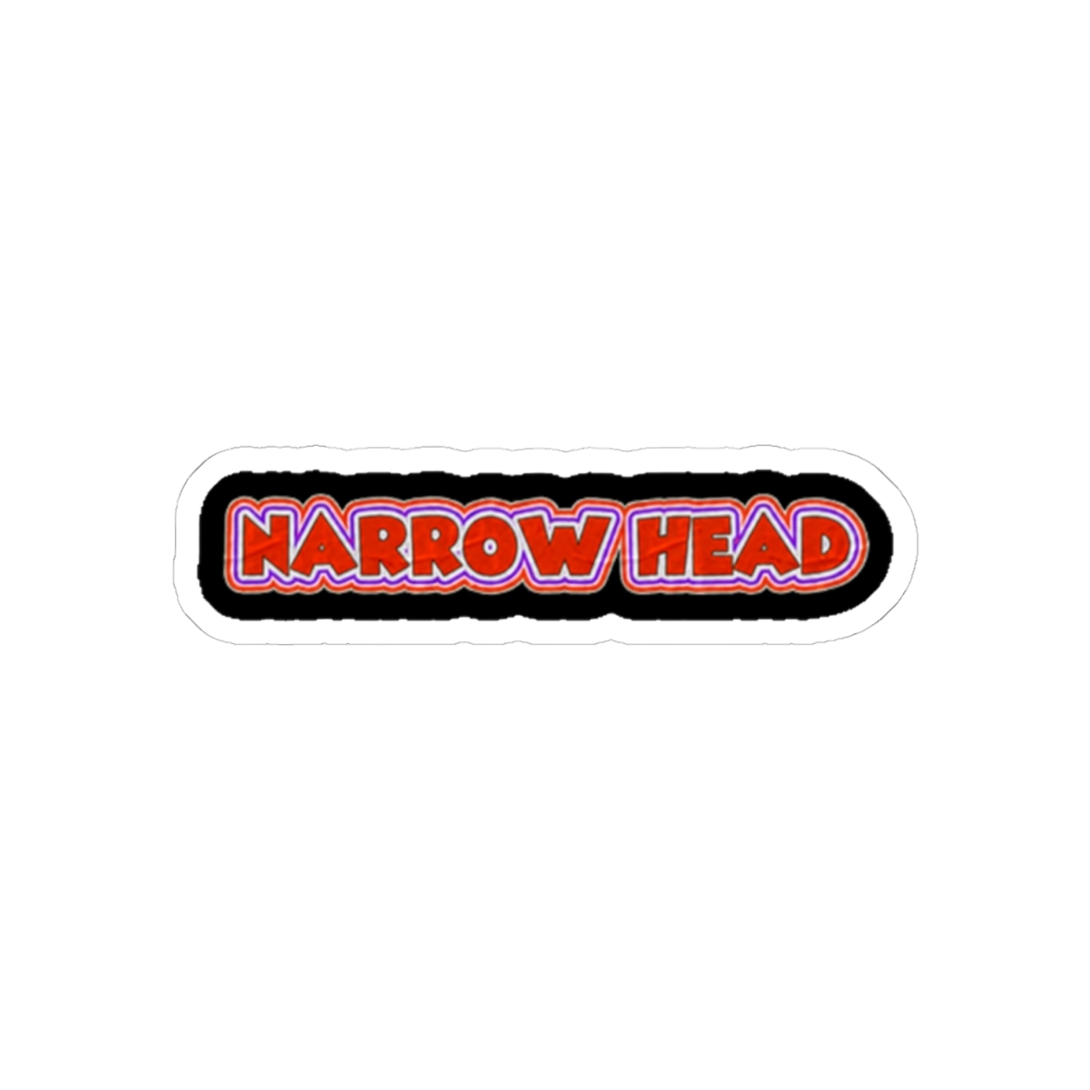 Narrow Head Red Sticker - alternate angle 1, merchandise